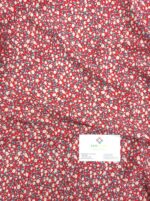 Small Floral Printed Viscose in Red