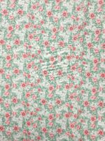 Dressmaking Multi Floral Viscose Fabric - Red, White, Green