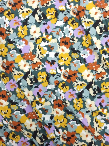 Dressmaking Viscose - Multi Colour Floral Print