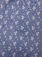 Mini Butterflies and Dots Chambray Denim Fabric