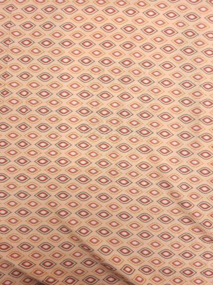 Rayon and Viscose Georgette Fabric - Rust Brown