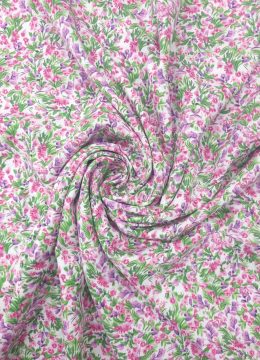 Dressmaking Mini Ditsy Floral Rayon Viscose - Lilac