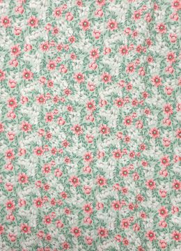 Dressmaking Multi Floral Viscose Fabric - Red, White, Green